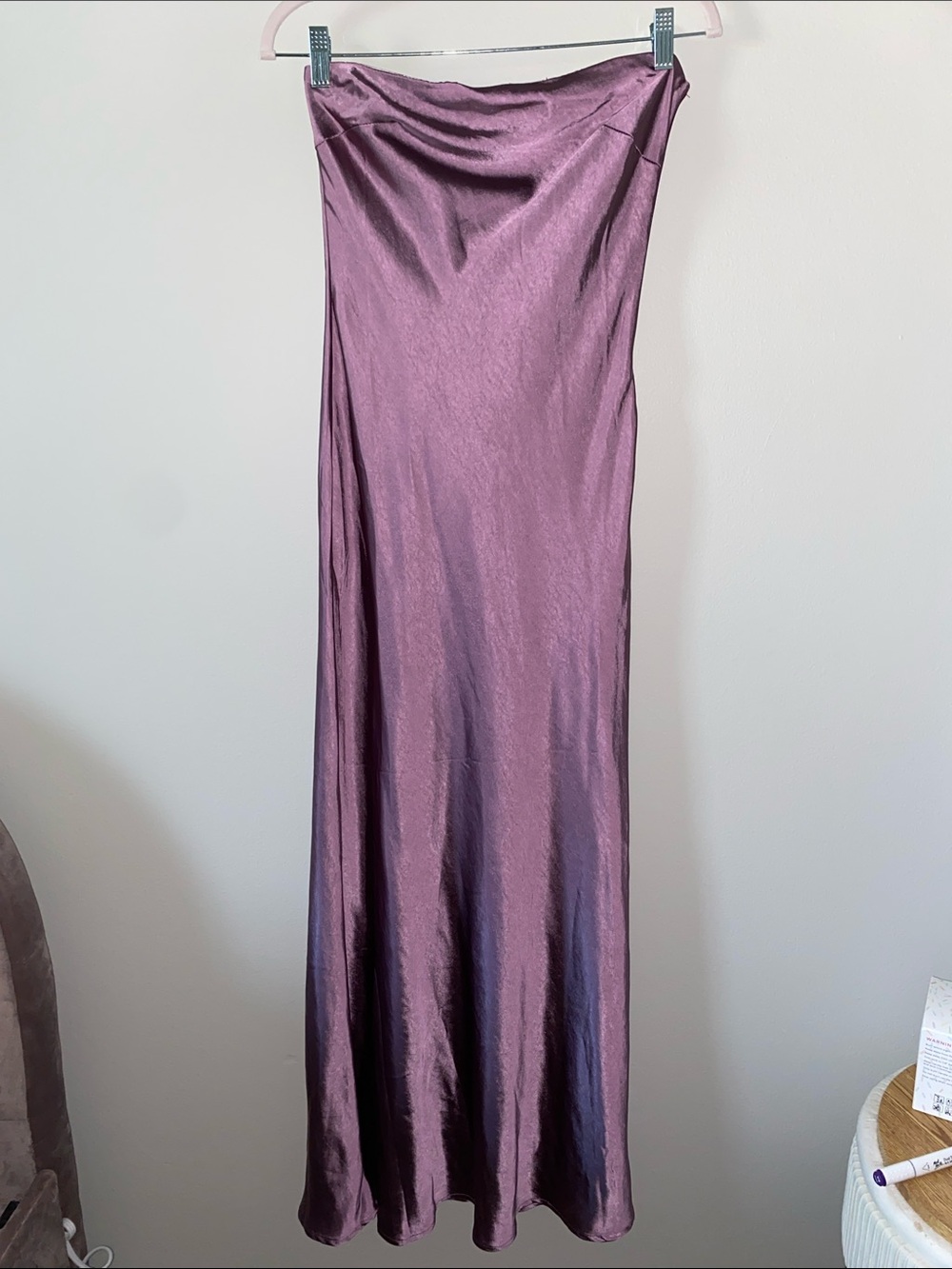 Princess Polly Haley Satin Maxi Dress in Mauve